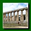 Dianka s Kikou v archeologickom parku Paestum