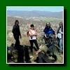 Vyhliadka z Jasovskej skaly na Jasov a okolie. Nad Diankou vidno na horizonte Koj�ovsk� ho�u 1 246m n.m.